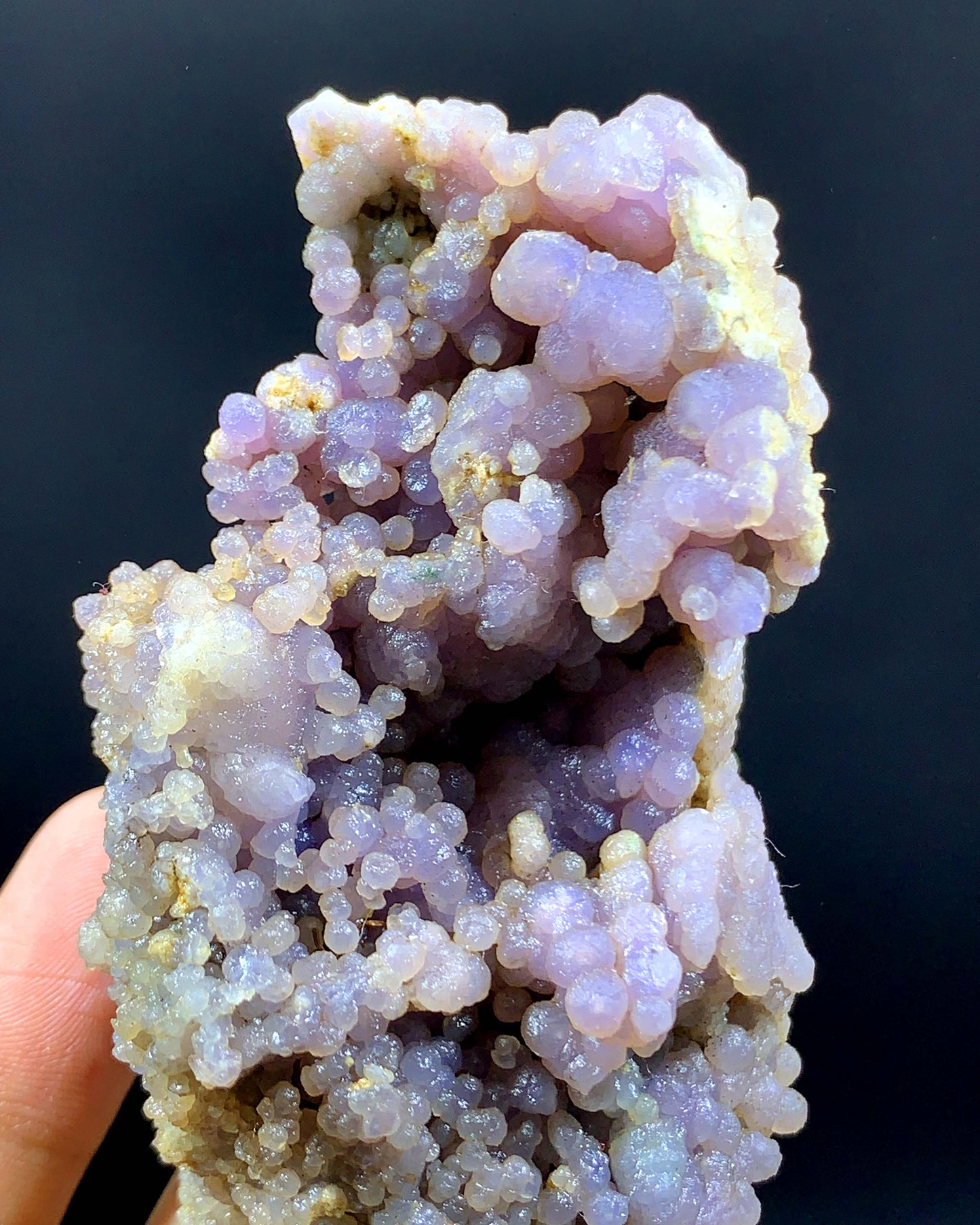 Bi Color Chalcedony Grape Agate Specimen From Indonesia - 113 Gram