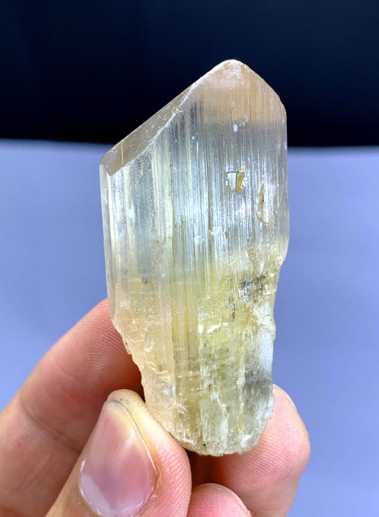 Yellow Triphane Kunzite Crystal from Afghanistan - 36 gram