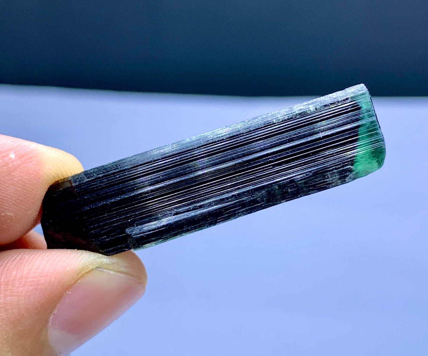 Green Cap Tourmaline Crystal from Astaknala Pakistan - 09 gram