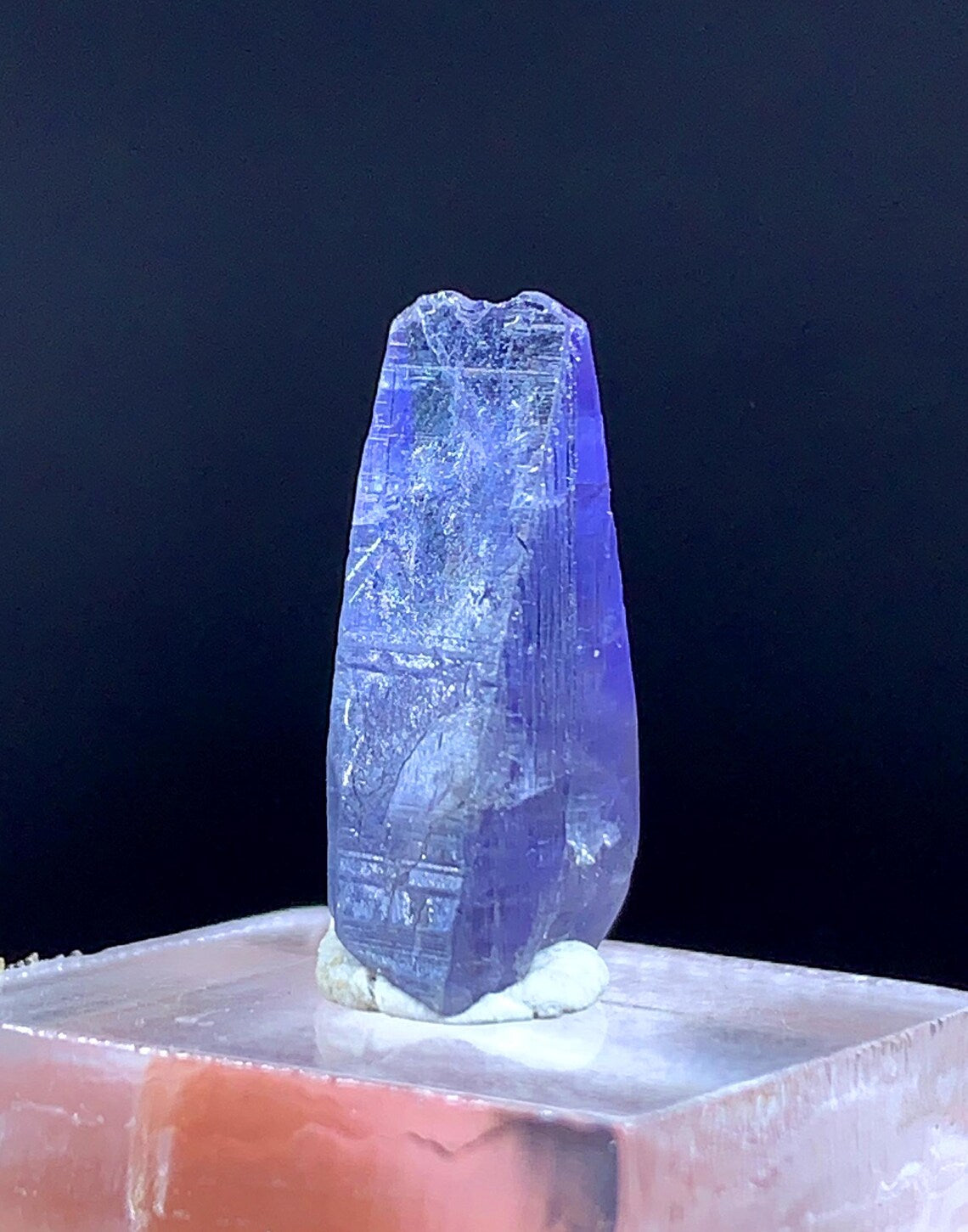 5.75 Carats Natural Rare Blue Tanzanite Crystal From Tanzania