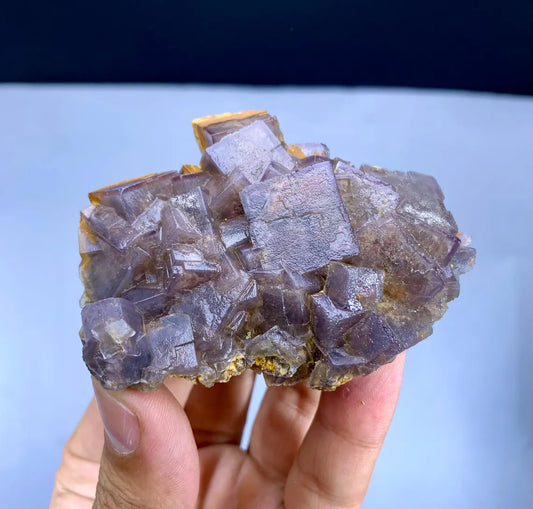Natural Purple Phantom Fluorite Specimen from Baluchistan Pakistan - 98 gram