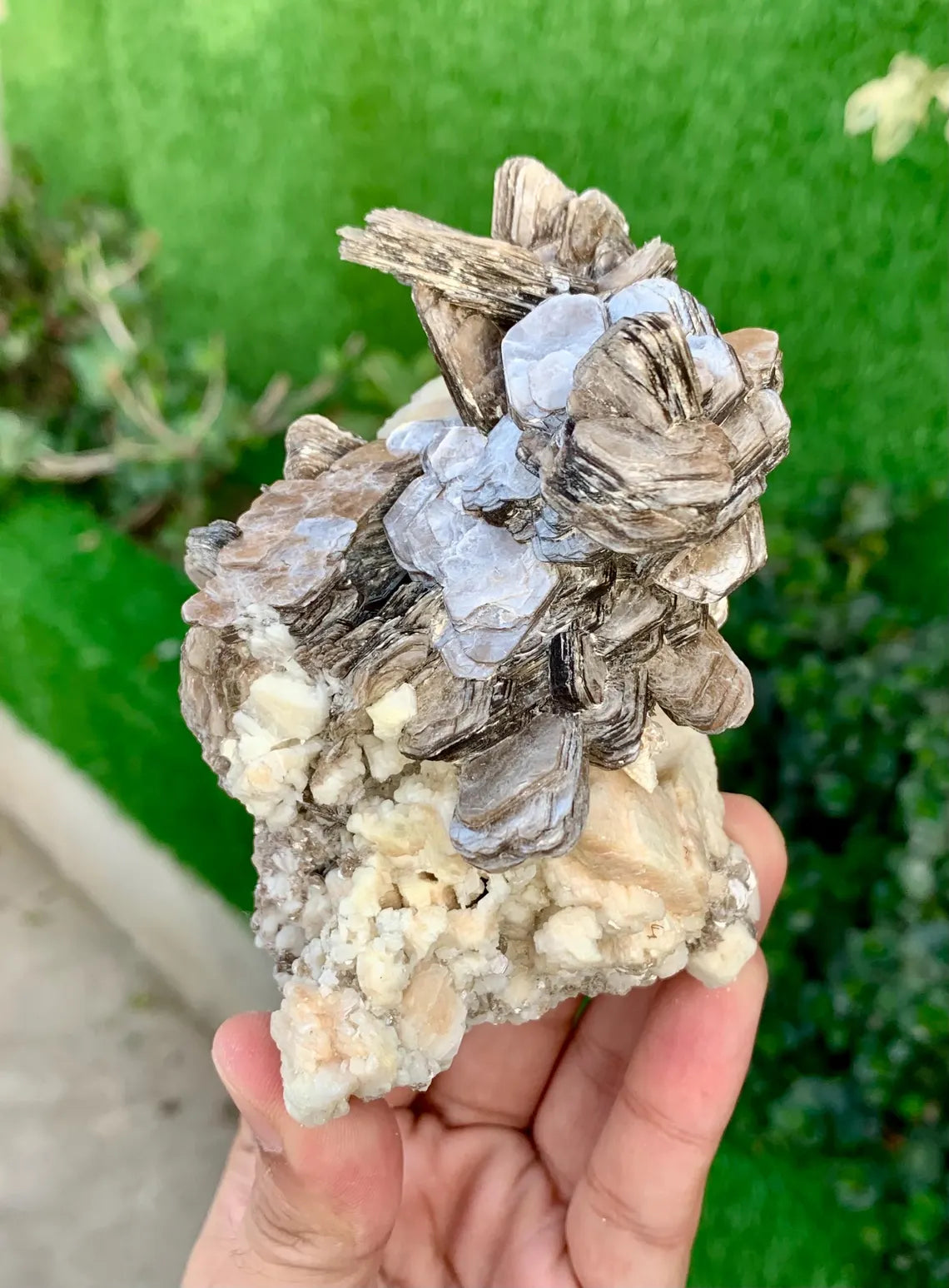 Star Mica on Feldspar from Skardu Pakistan - 315 grams