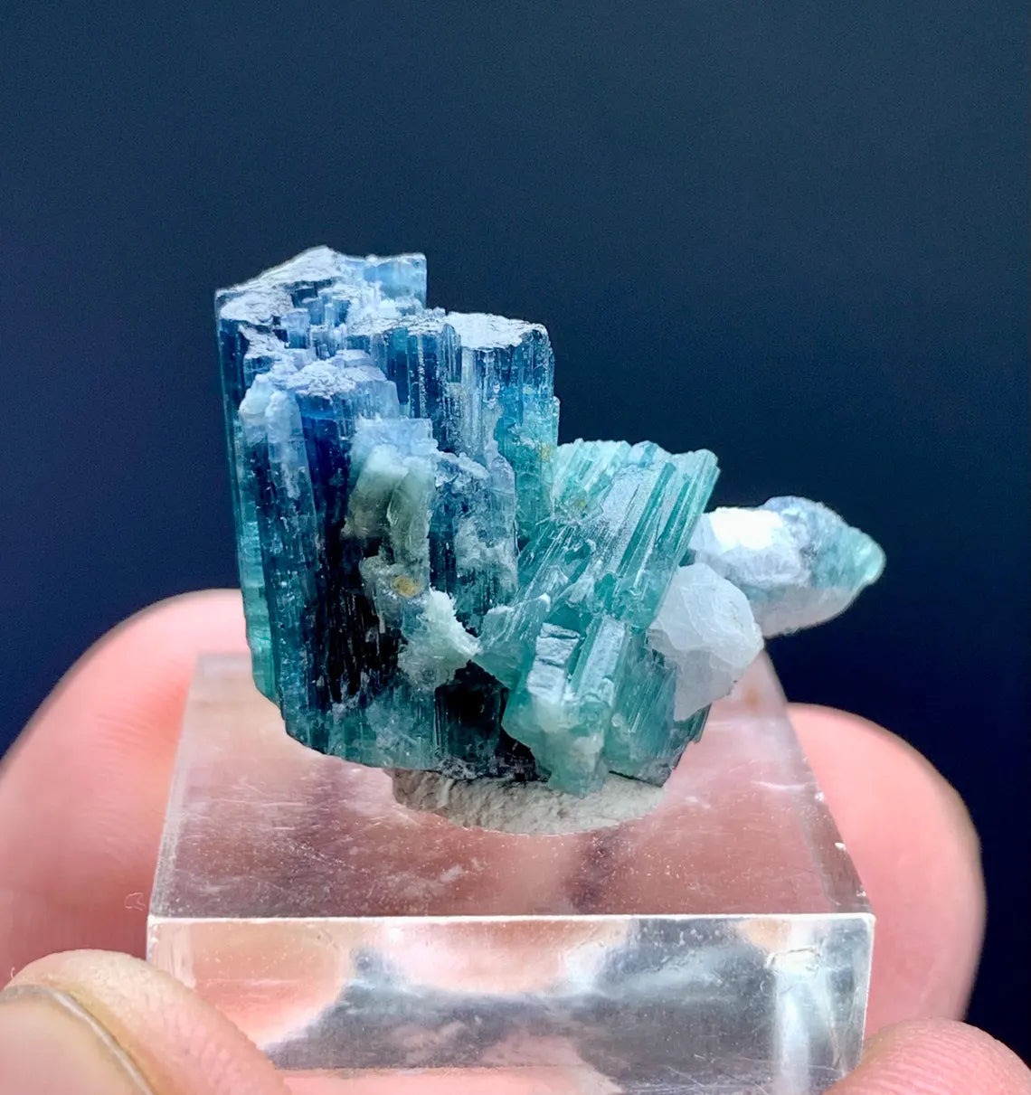 Indicolite Blue Tourmaline Crystal from Afghanistan - 30 carats