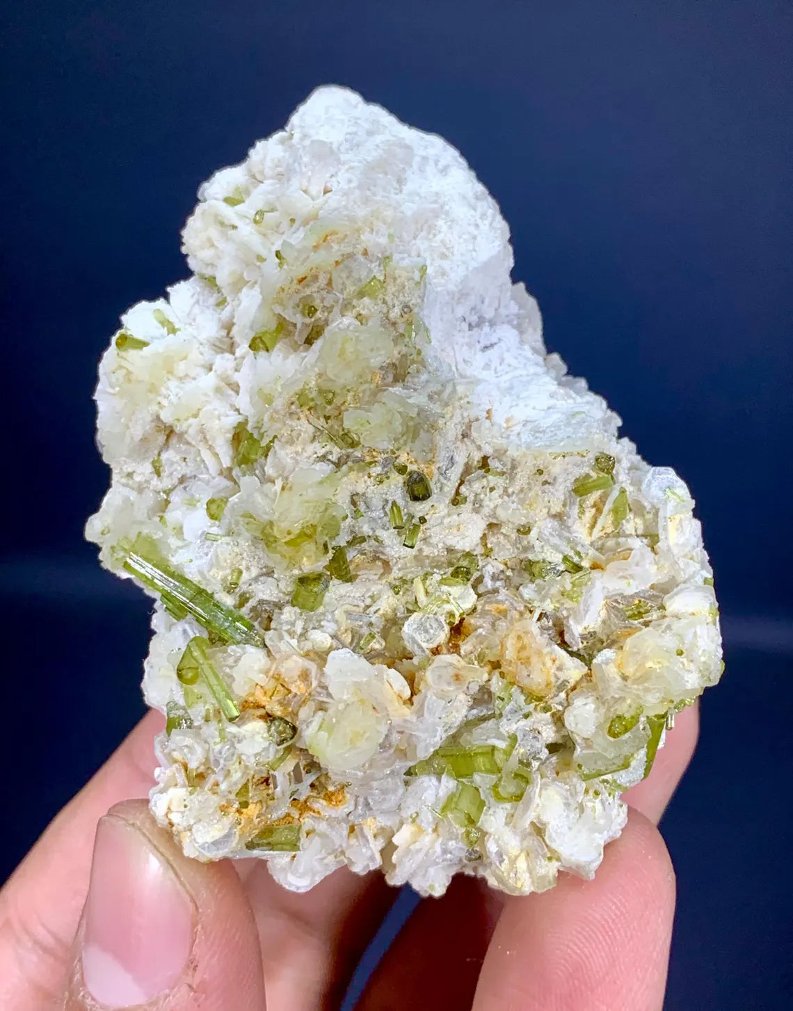 Tourmaline Crystals on Albite from Skardu Pakistan - 98 gram