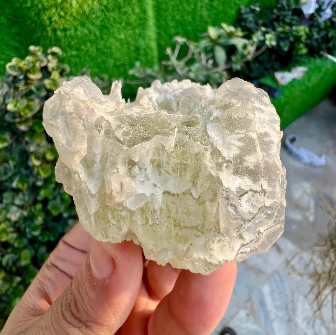 Etched Beryl Crystal from Skardu Pakistan - 150 grams