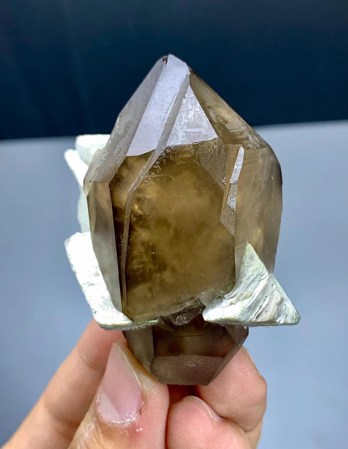 Smoky Quartz Crystal with Mica from Skardu Pakistan - 86 grams