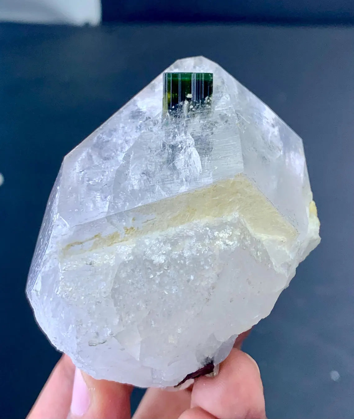 Tourmaline Crystals on Quartz from Pakistan