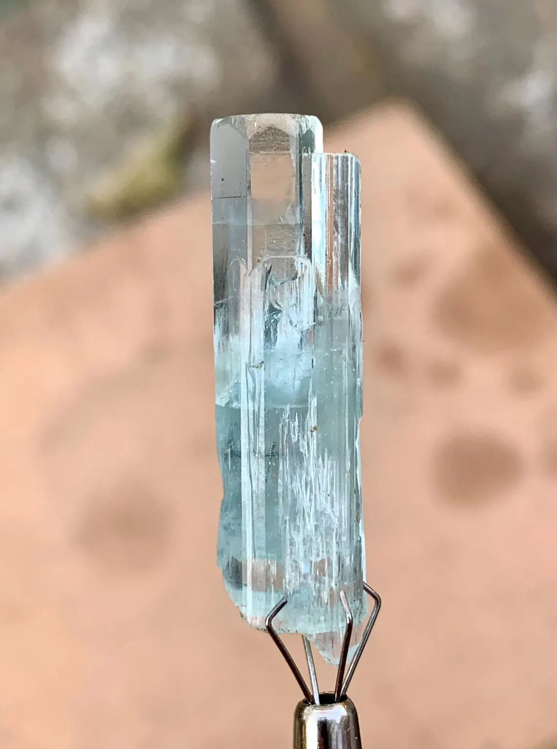 Sky Blue Aquamarine Crystal from Pakistan - 27 carat
