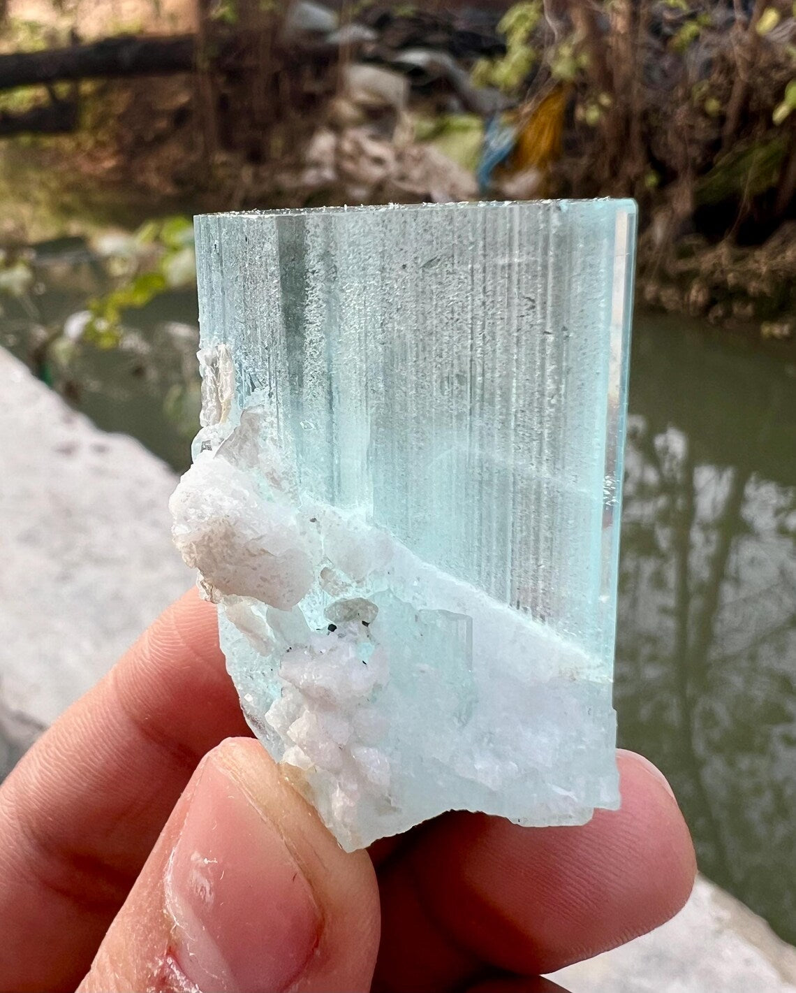 Aquamarine Crystal from from Shigar valley Pakistan - 32 gram