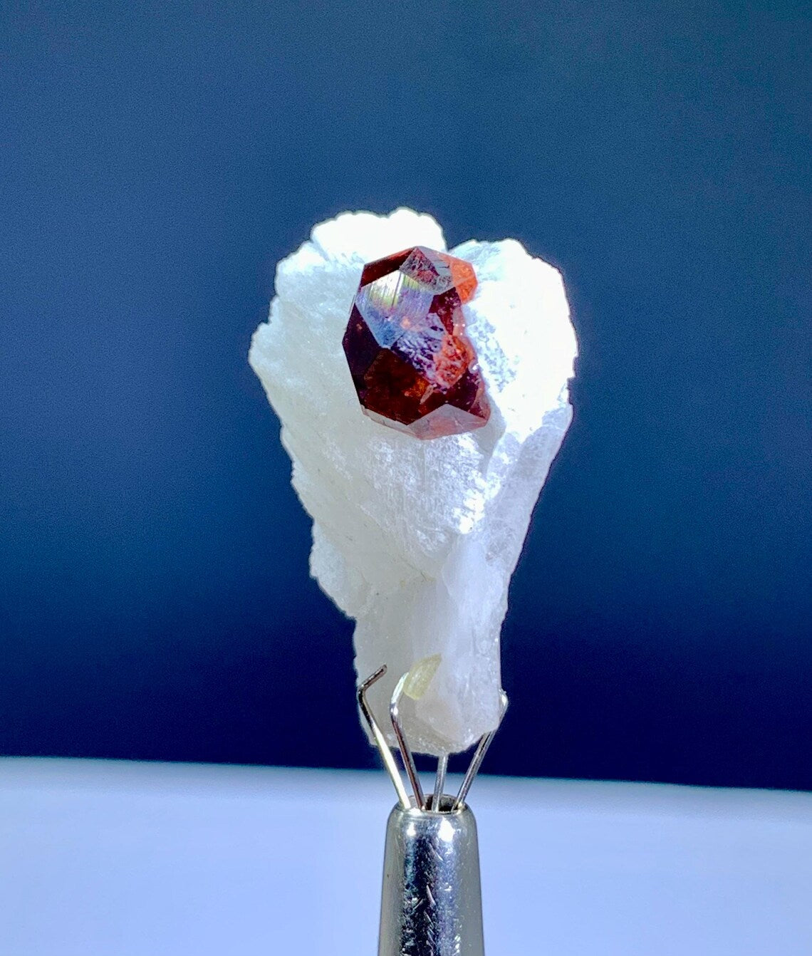 Garnet Crystal on Albite from Skardu Pakistan - 28 carats