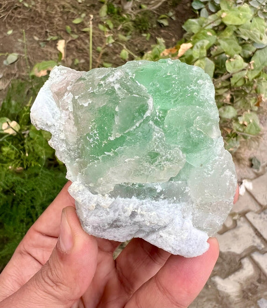 Fluorite Crystal from Pakistan - 353 gram