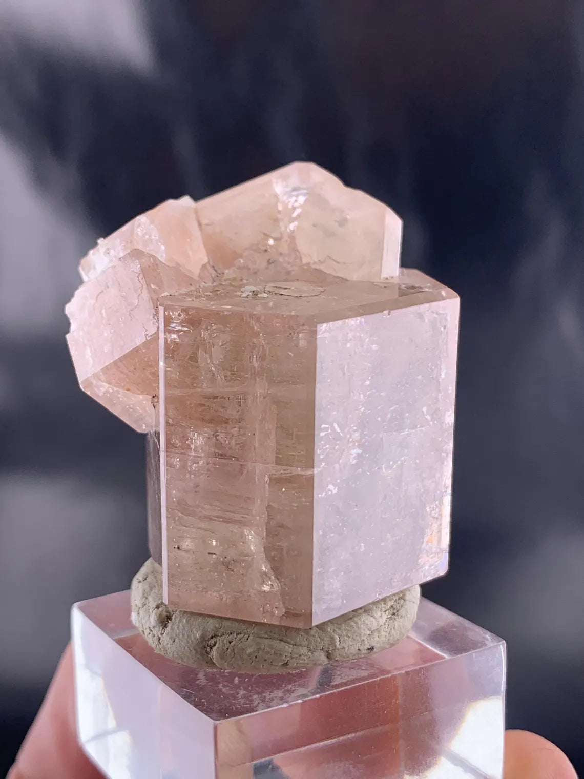 Fluorescent Apatite Crystal from Pakistan - 46 grams
