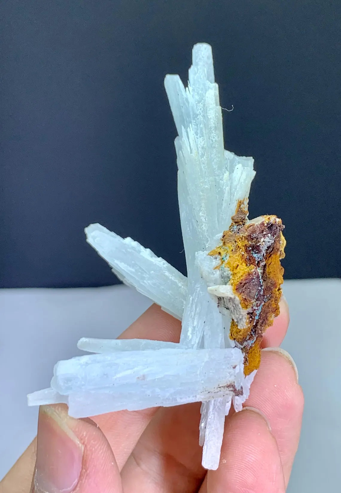 Aragonite Cluster on Matrix from Pakistan - 41 grams