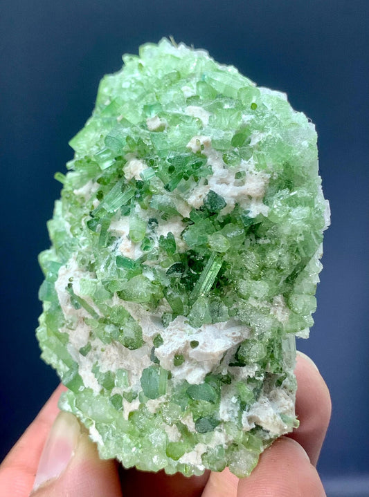 Tourmaline Crystals Cluster from Afghanistan - 114 gram
