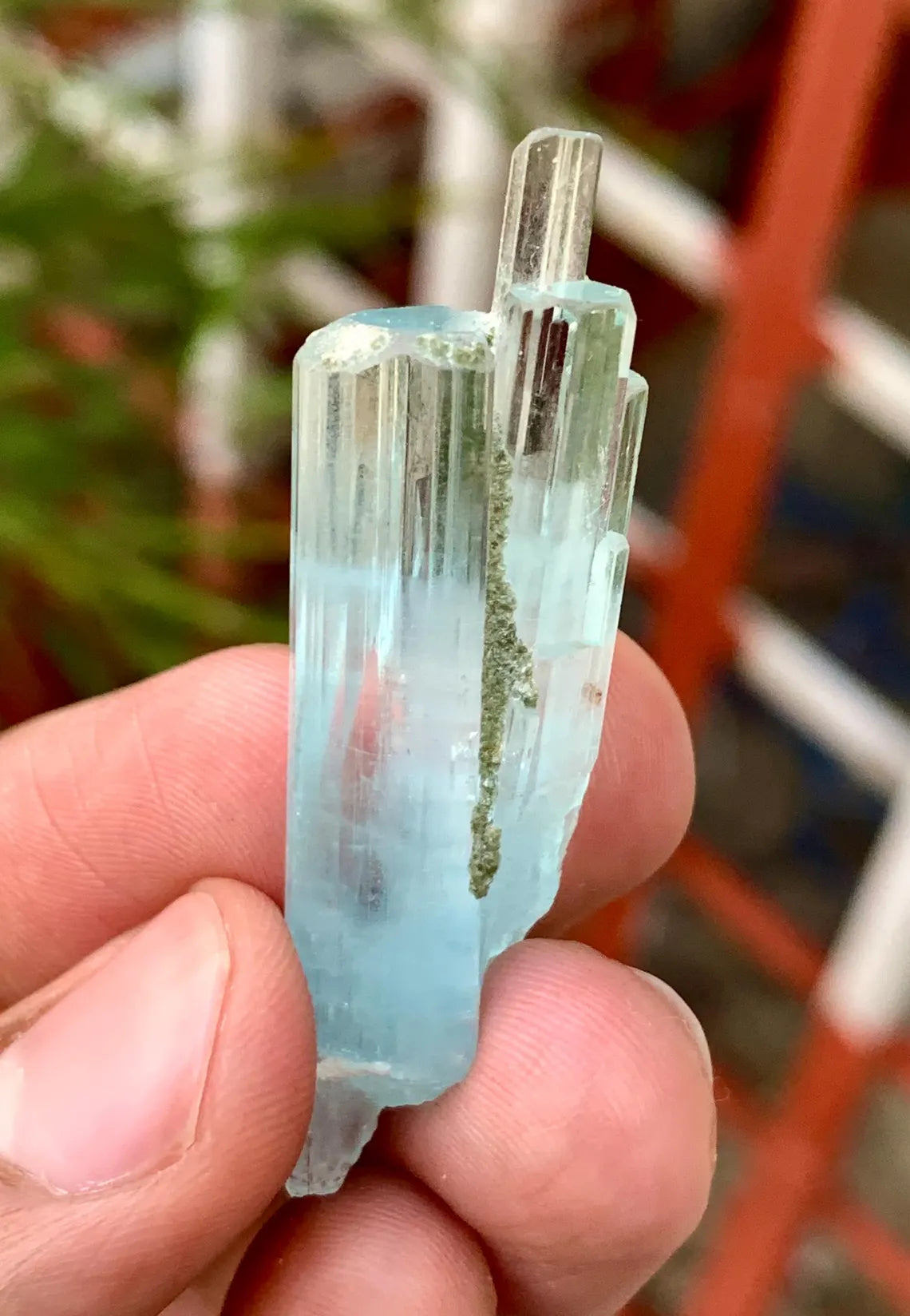Aquamarine Cluster from Shigar valley Pakistan - 8.7 grams