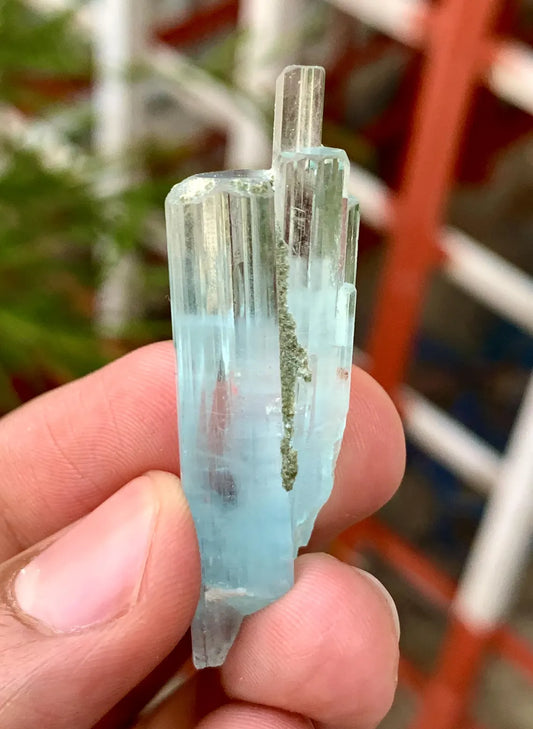 Aquamarine Cluster from Shigar valley Pakistan - 8.7 grams