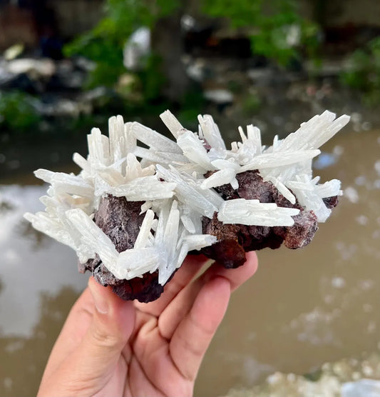 Aragonite Cluster on Matrix from Pakistan - 390 grams