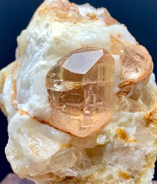 Imperial Gemmy Rare Topaz on Matrix from Katlang, Pakistan - 71 grams
