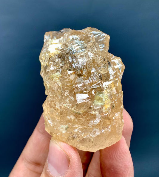 Etched Honey Brown Topaz Crystal from Pakistan - 99 Gram