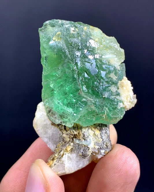 Green Fluorite Crystal from Pakistan - Gram