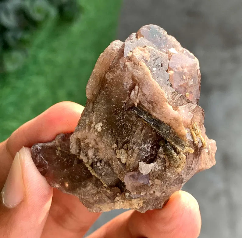 Brown Axinite Crystal from Pakistan - 42 Gram