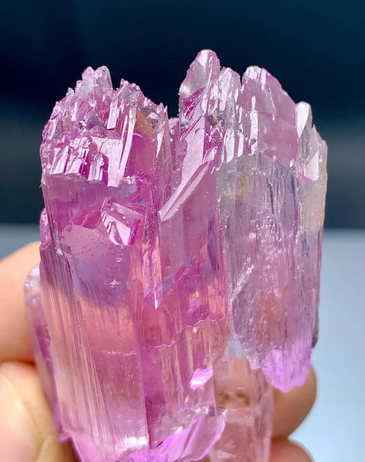Gemmy Pink Kunzite Crystal with Spikes from Afghanistan - 59 Gram