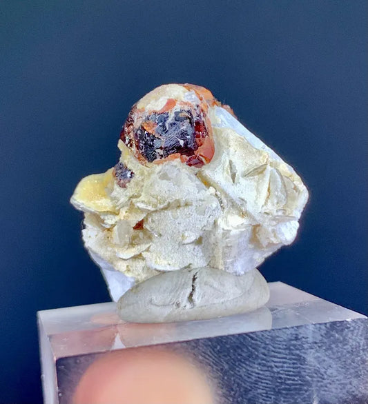 Red Sessartite Garnet Crystal Specimen from Pakistan - 10 Grams