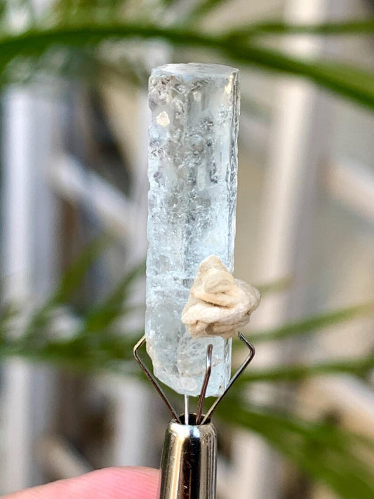 Water Blue Etched Aquamarine Crystal from Skardu Pakistan - 17.50 Carats