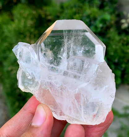 Super Clear Faden Quartz Crystal From Pakistan - 110 Gram