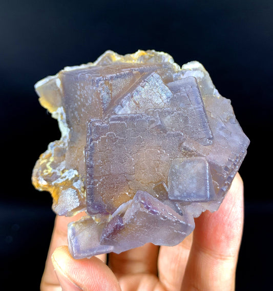 Purple Blue Cubic phantom Fluorite from pakistan - 141 gram