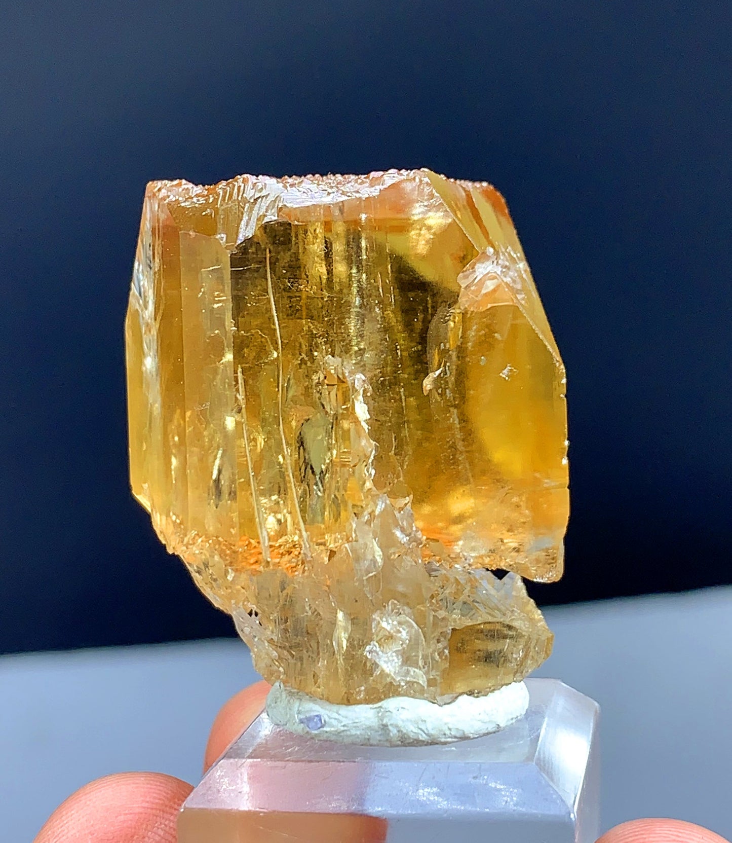 Rich Brown Color Etched Topaz Crystal From Pakistan - 50 Gram