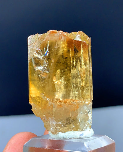 Rich Brown Color Etched Topaz Crystal From Pakistan - 50 Gram