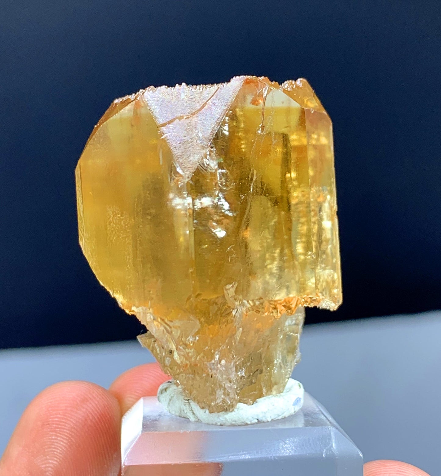 Rich Brown Color Etched Topaz Crystal From Pakistan - 50 Gram