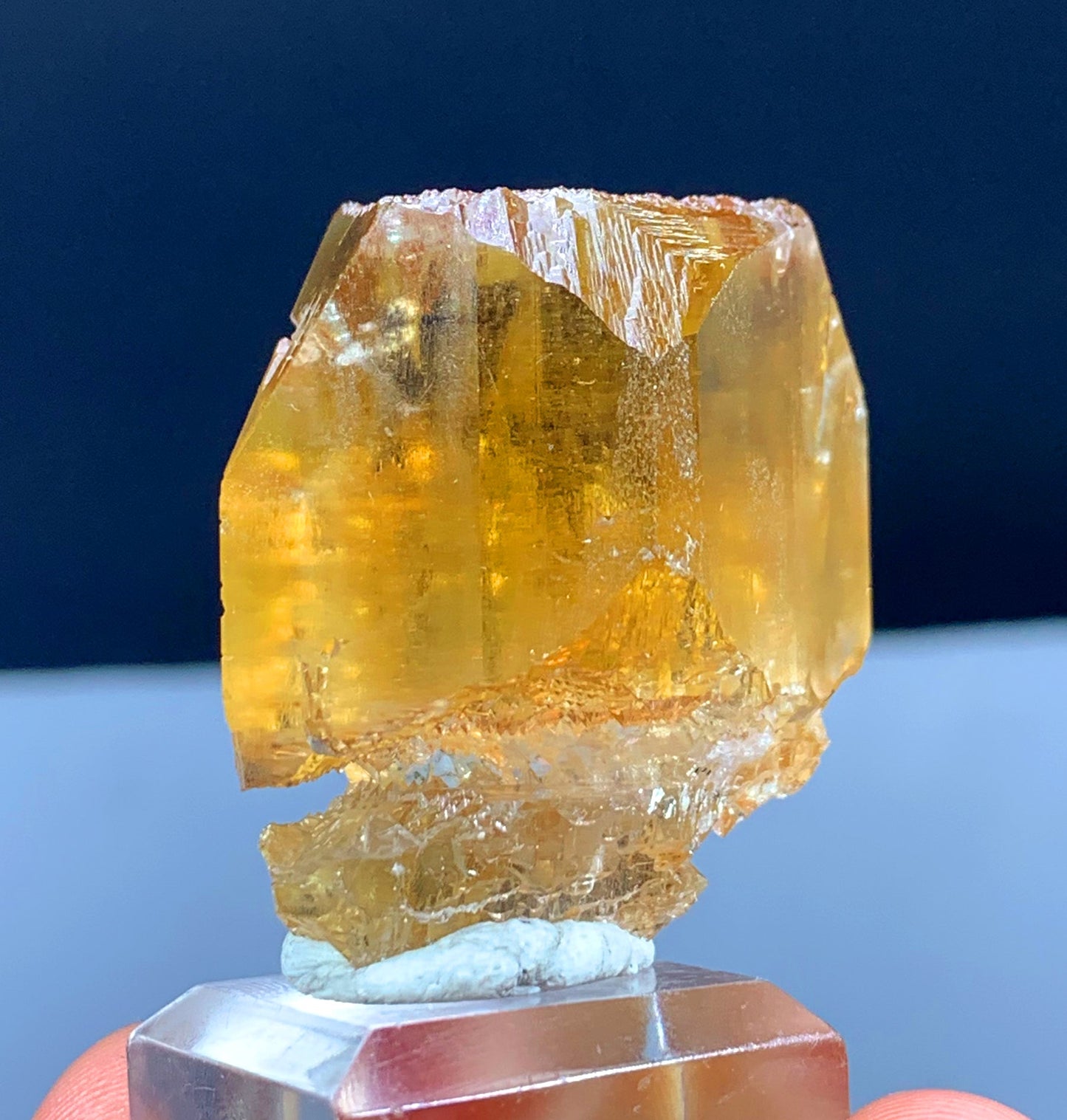 Rich Brown Color Etched Topaz Crystal From Pakistan - 50 Gram
