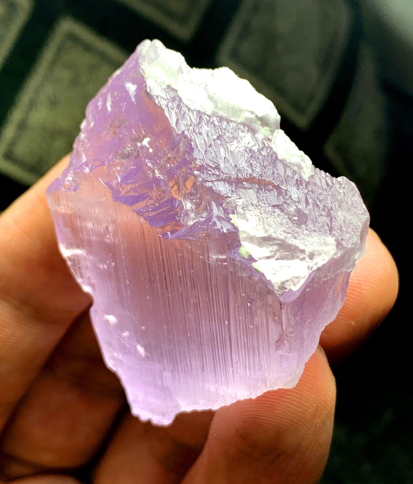 Lilac Pink Kunzite Crystal from Afghanistan - 52 gram