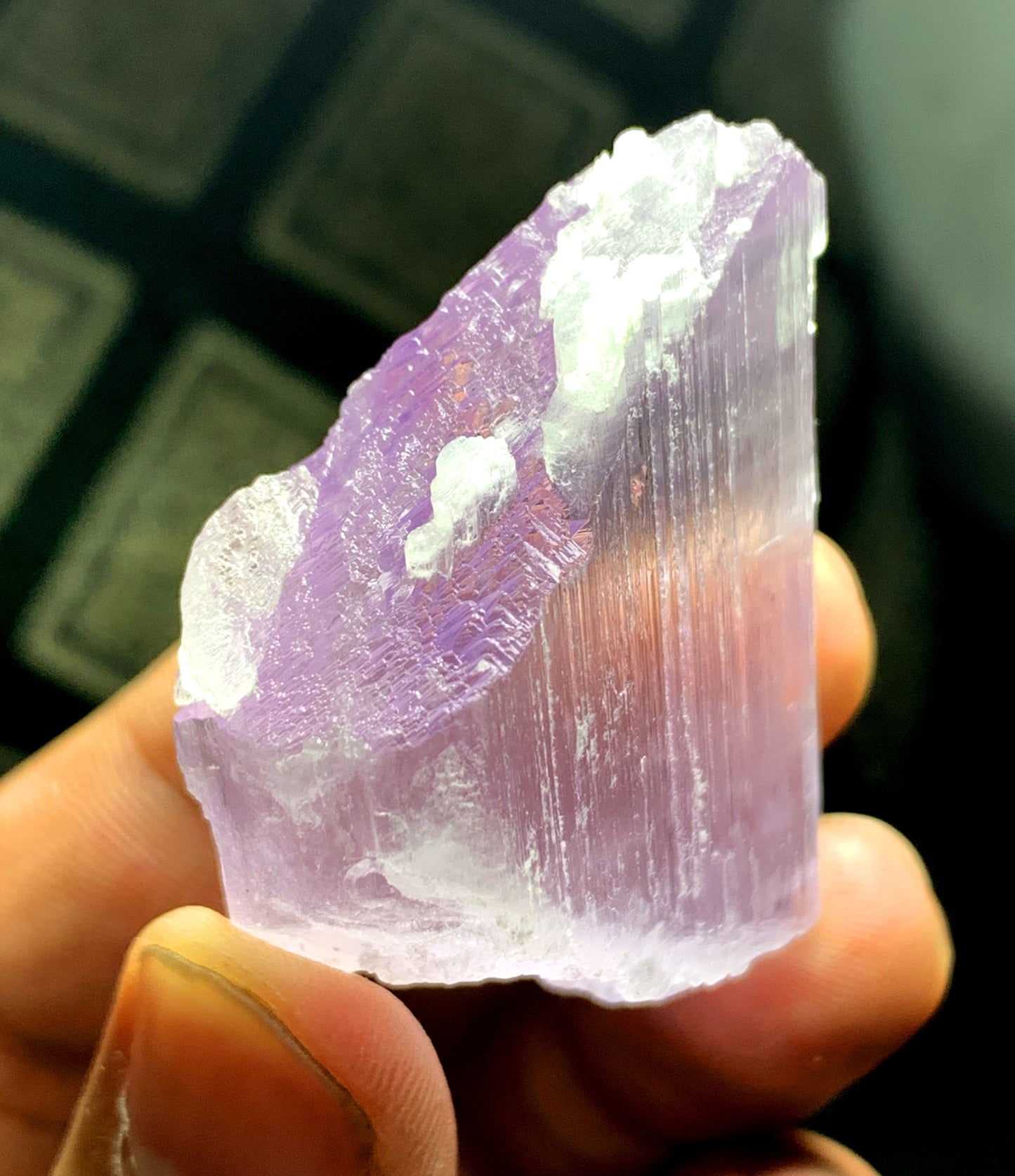 Lilac Pink Kunzite Crystal from Afghanistan - 52 gram