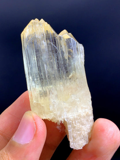Yellow Triphane Kunzite Crystal From Afghanistan