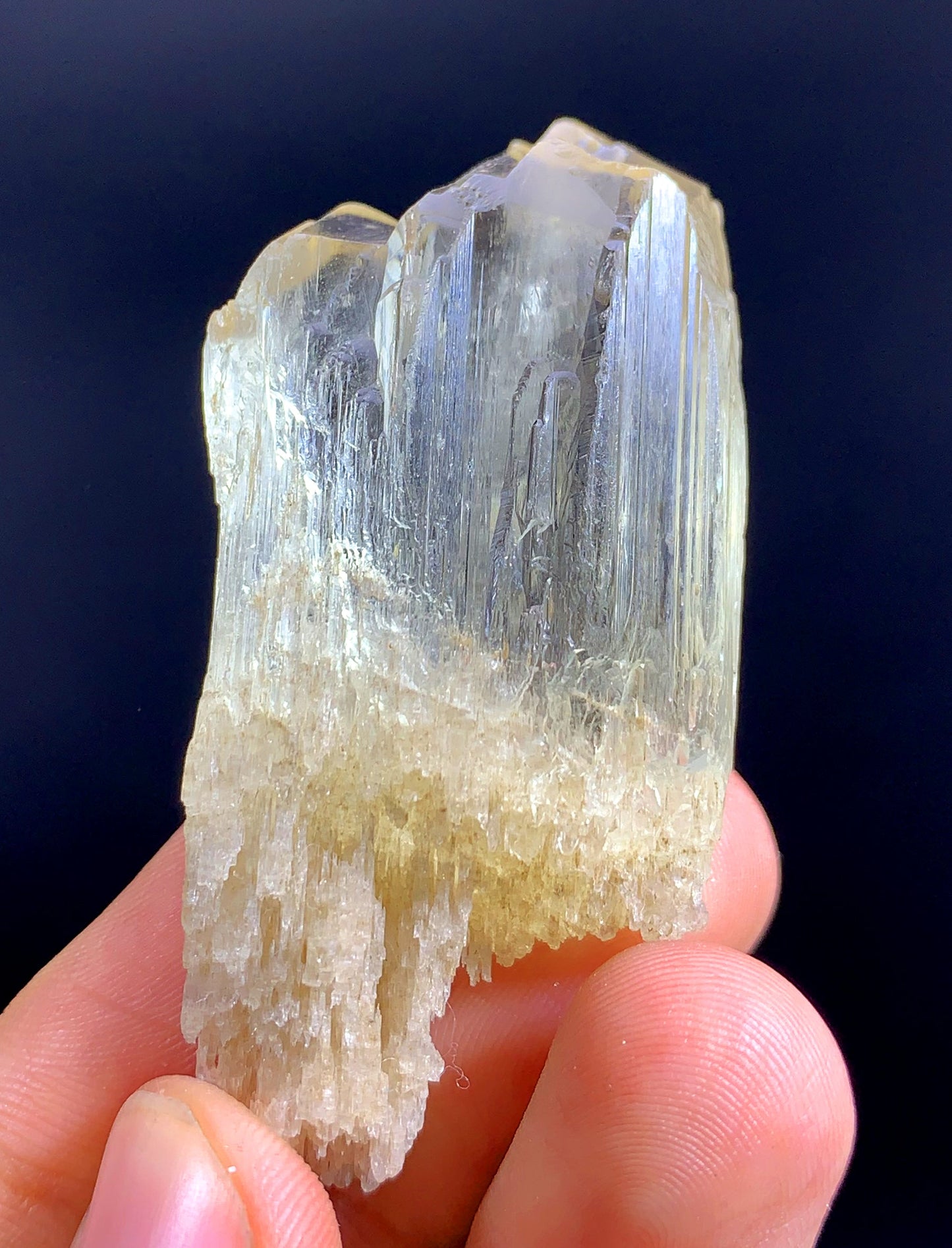 Yellow Triphane Kunzite Crystal From Afghanistan
