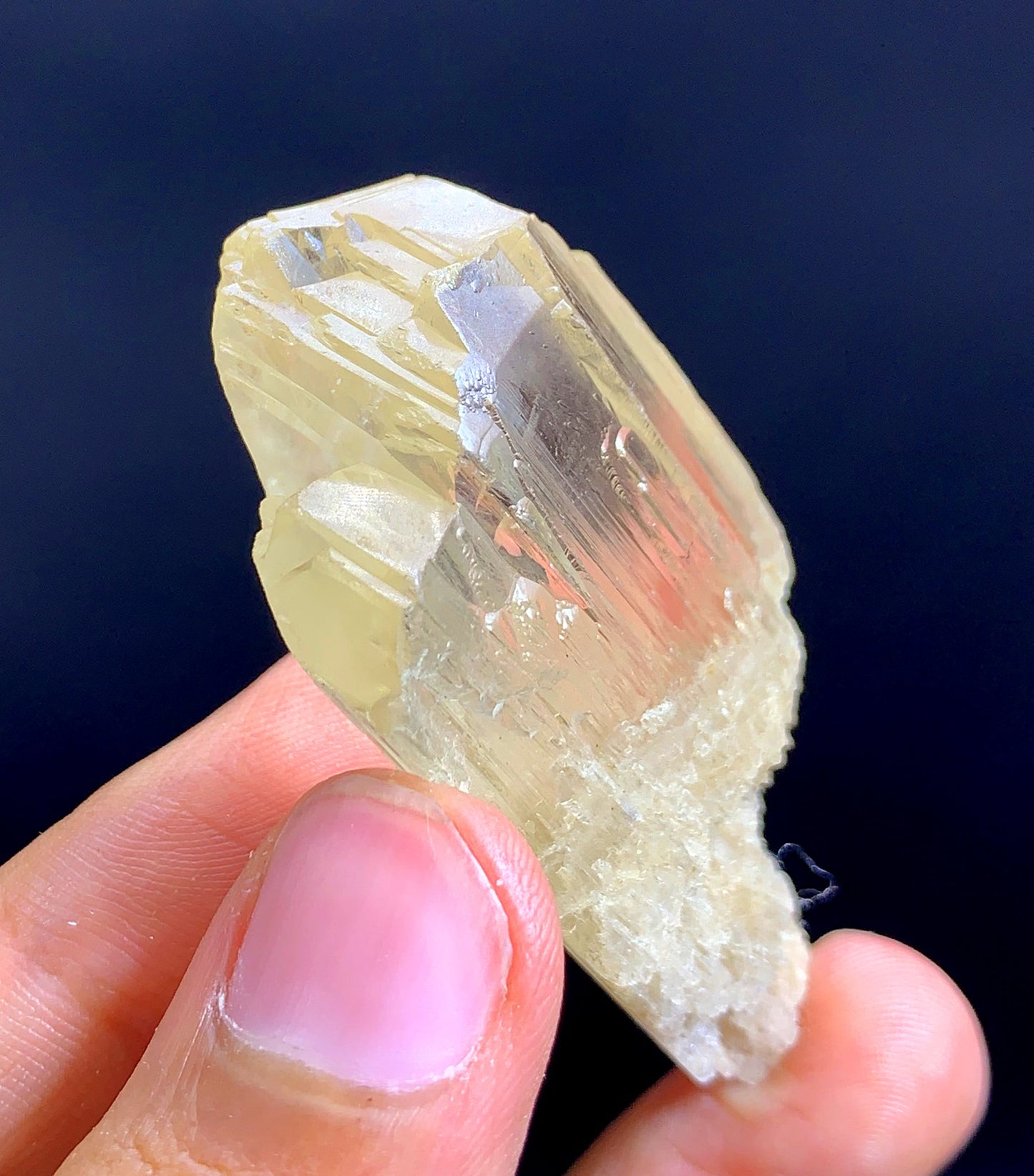 Yellow Triphane Kunzite Crystal From Afghanistan