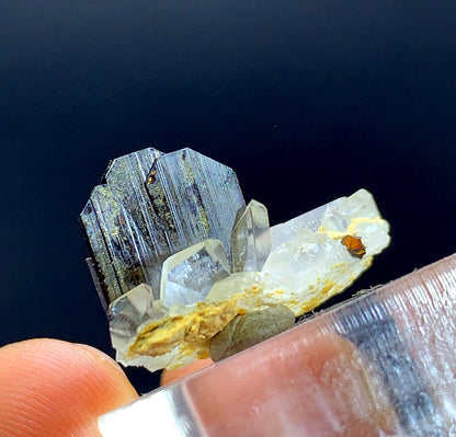 Rare Brown Brookite Crystal On Quartz From Pakistan 8.05 Carats