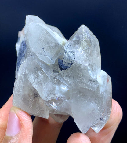 Red Garnet Crystals On Quartz From Pakistan / 120 Gram