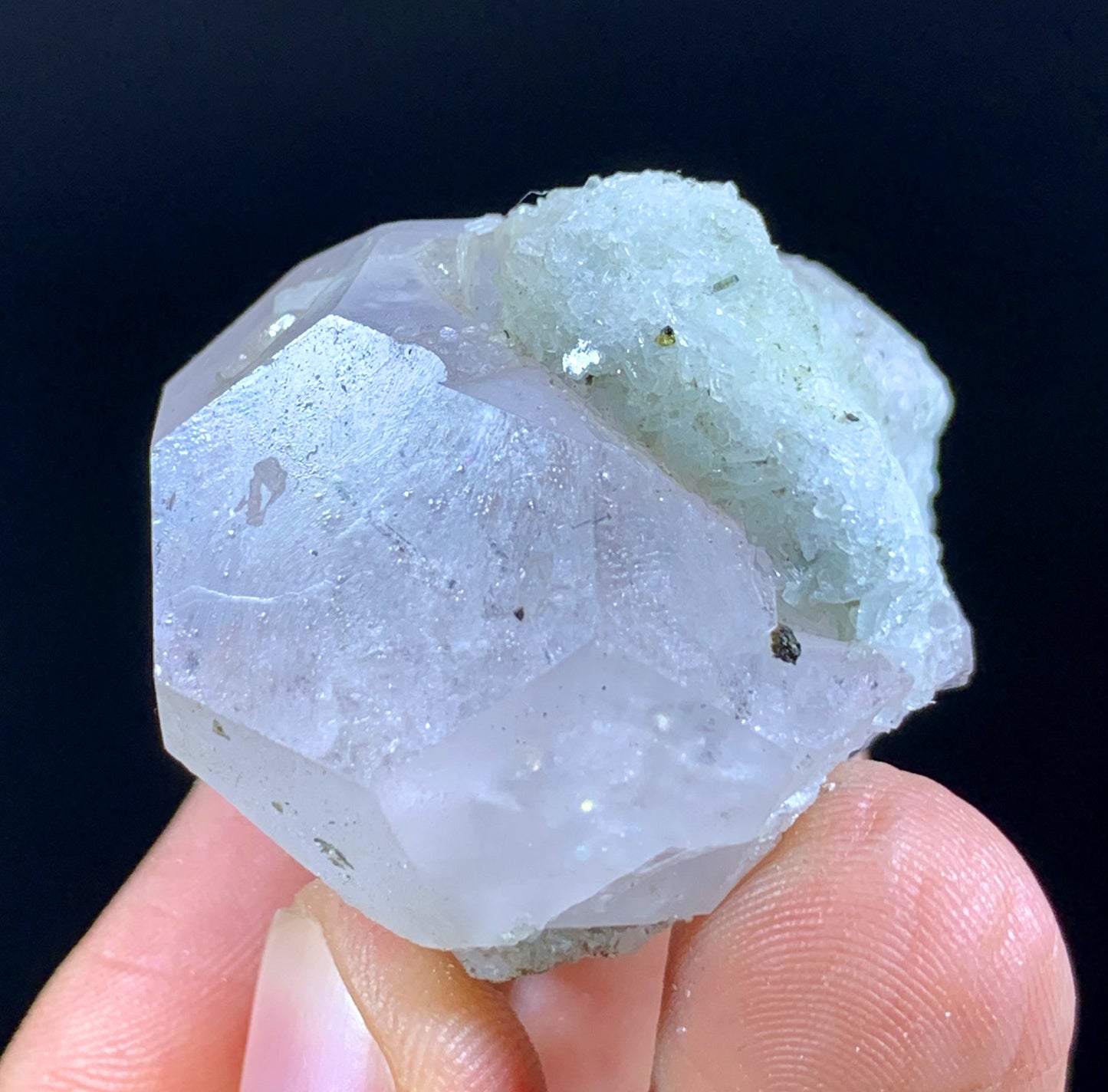 Bi Color Aquamorganite Crystal From Afghanistan - 39 Gram
