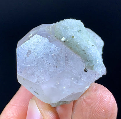 Bi Color Aquamorganite Crystal From Afghanistan - 39 Gram