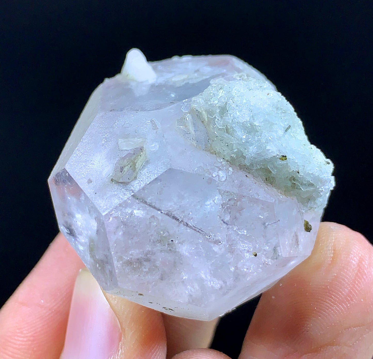 Bi Color Aquamorganite Crystal From Afghanistan - 39 Gram