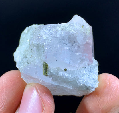 Bi Color Aquamorganite Crystal From Afghanistan - 39 Gram