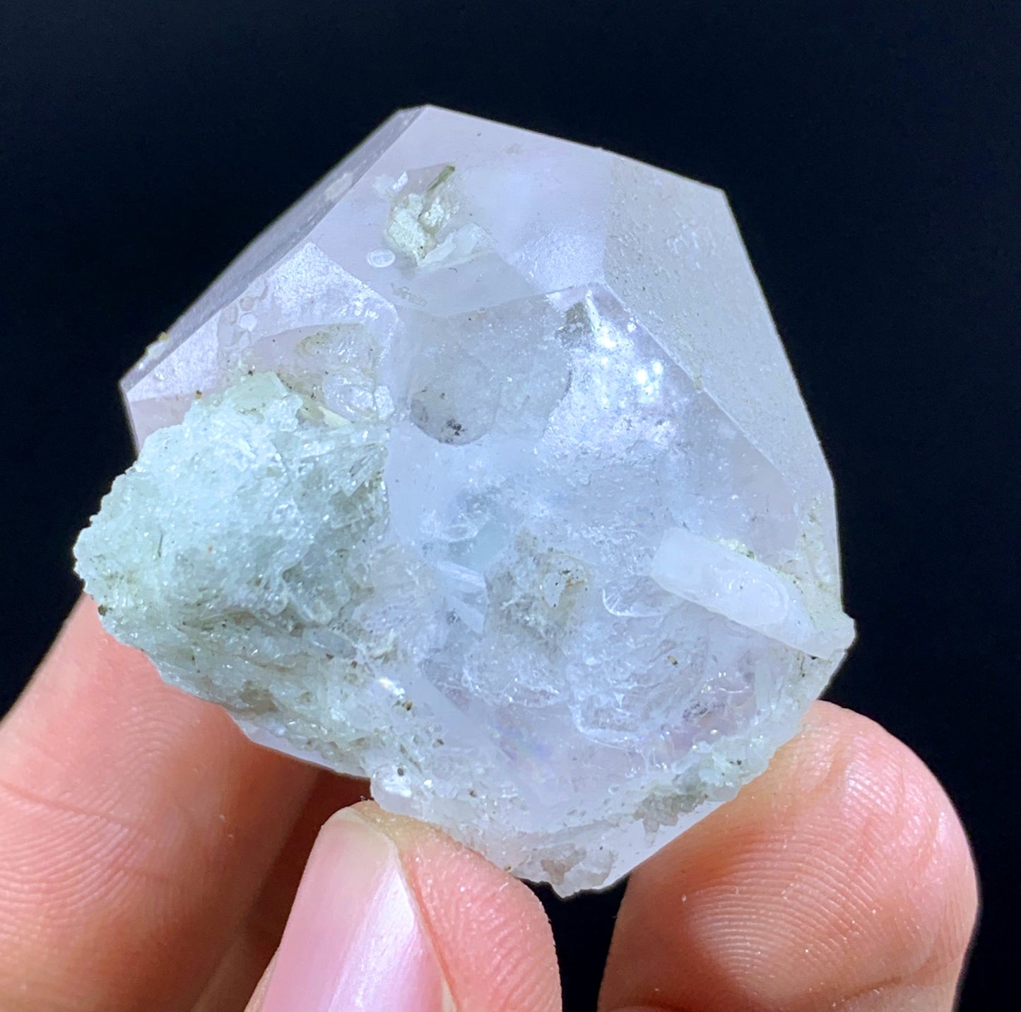 Bi Color Aquamorganite Crystal From Afghanistan - 39 Gram