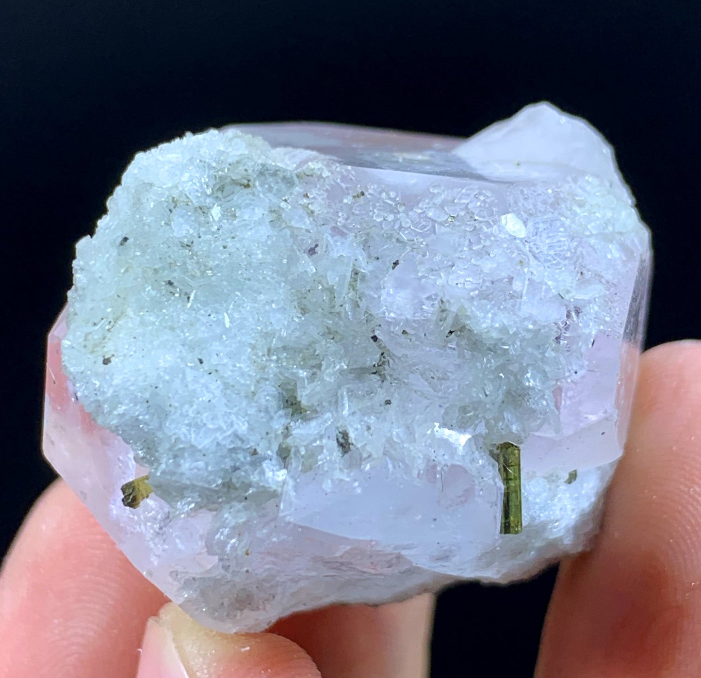 Bi Color Aquamorganite Crystal From Afghanistan - 39 Gram