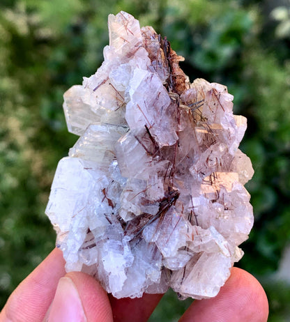 Red Rutile Crystals On barite From Pakistan - 55 Gram
