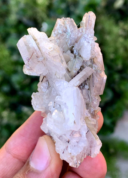 Red Rutile Crystals On barite From Pakistan - 55 Gram