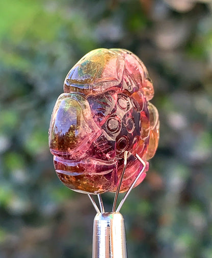 Amazing Watermelon Tourmaline Carving From Afghanistan - 36.40 Carats